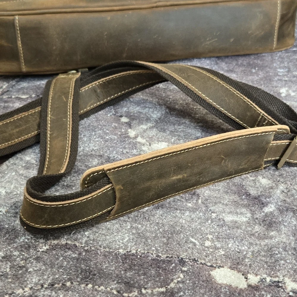 Brown Leather Men's Bag